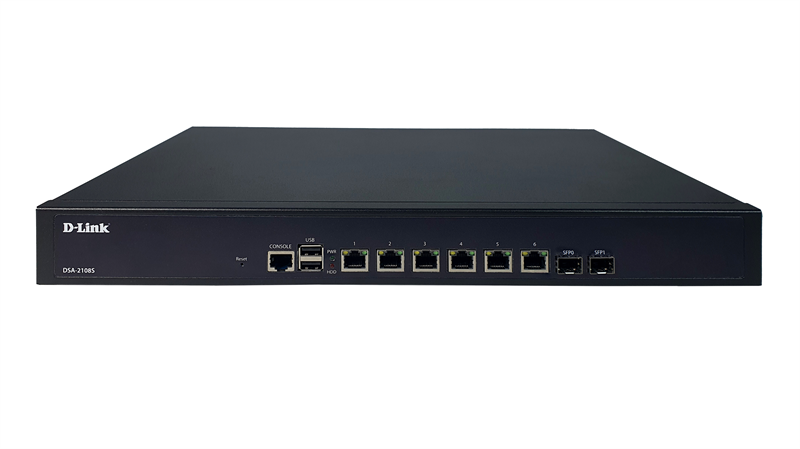 Маршрутизатор D-Link DSA-2108S/A1A 10/100/1000BASE-T черный