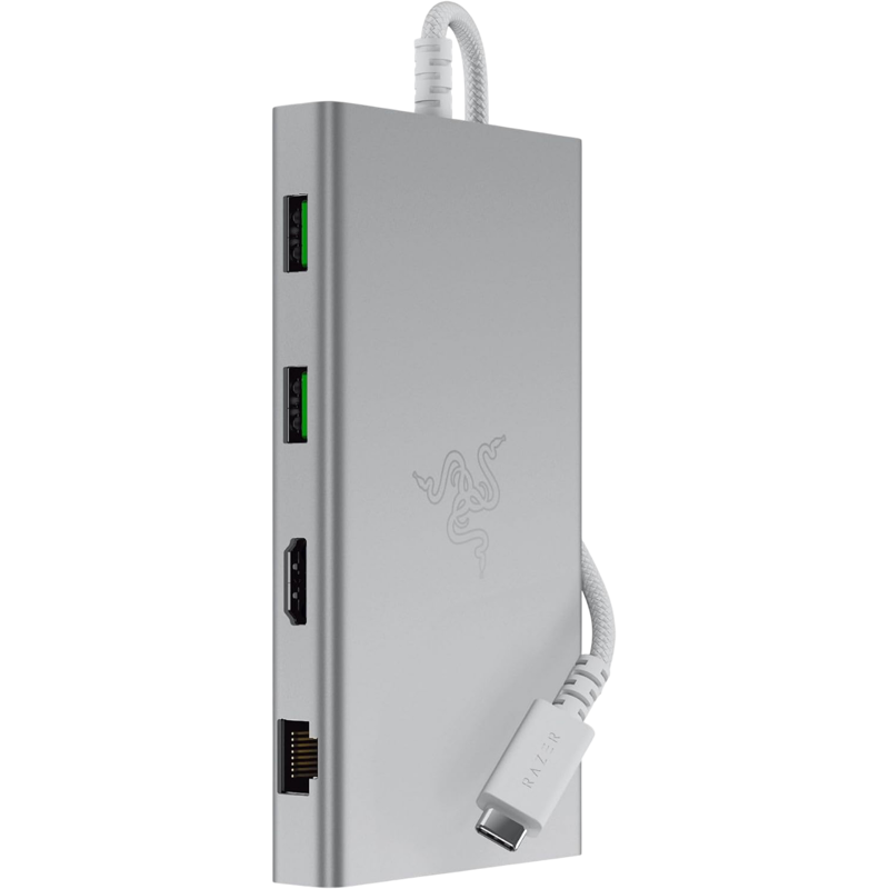 Док-станция Razer USB-C Dock - Mercury White