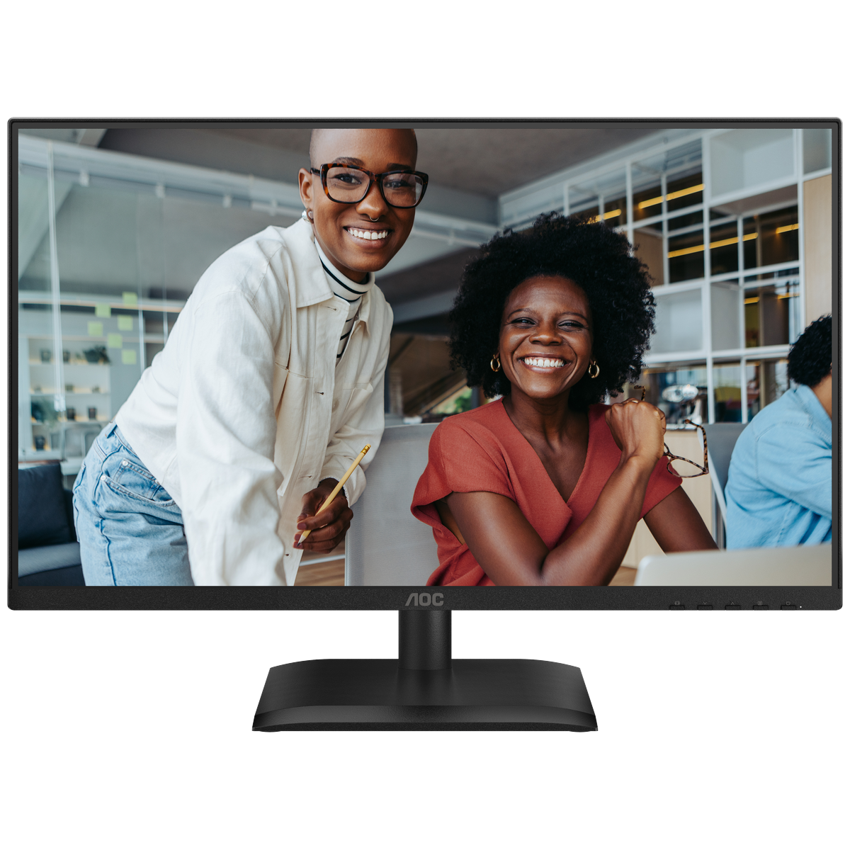 Монитор 23.8" AOC 24E4U IPS 1920x1080, 120 Гц, 4 мс, 16:9, 300 кд/м², HDMI 1.4, DP 1.2, VGA, USB-C, 