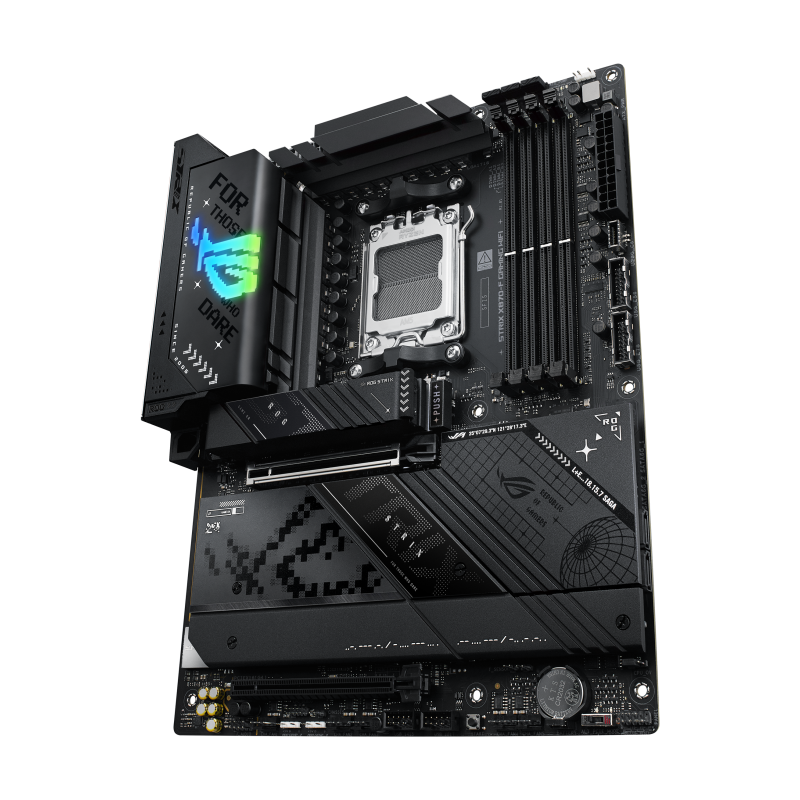 Материнская плата Asus ROG STRIX X870-F GAMING WIFI Socket AM5 AMD X870 4xDDR5 ATX AC`97 8ch(7.1) 2.