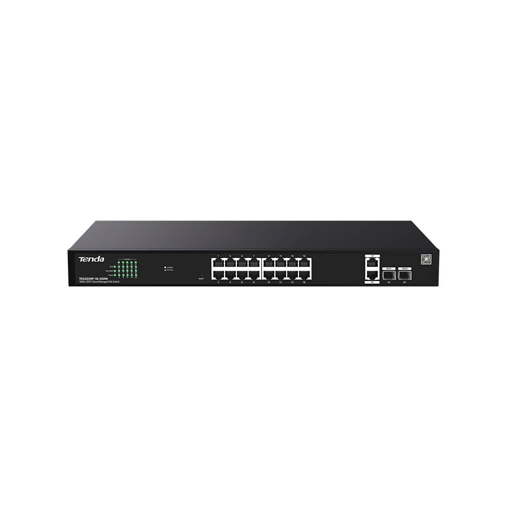 Управляемый PoE-коммутатор 18GE+2SFP TENDA