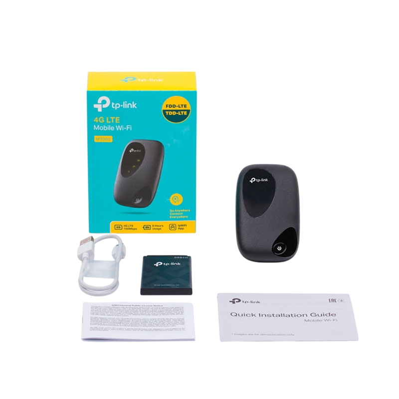Роутер TP-Link M7000 3G/4G cat.4 черный