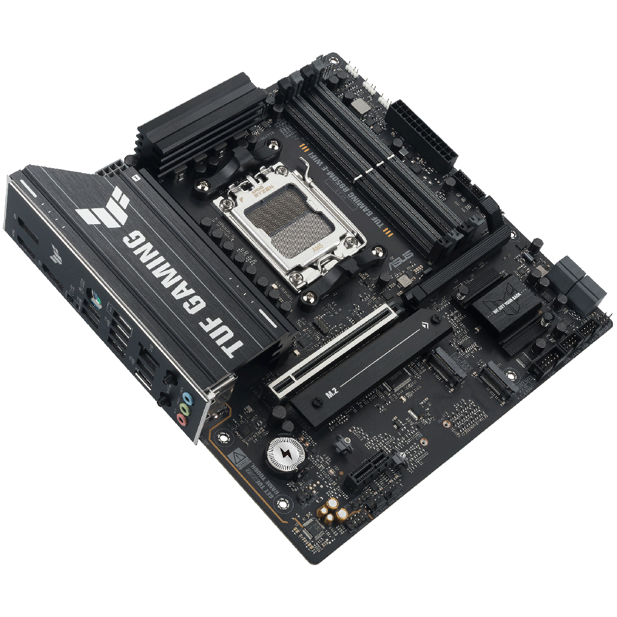 Материнская плата Asus TUF GAMING B850M-E WIFI Socket AM5 AMD B850 4xDDR5 mATX AC`97 8ch(7.1) 2.5Gg 