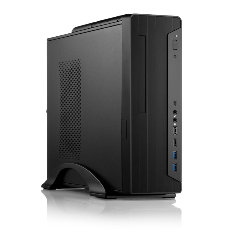 Корпус Foxline mATX Desktop 400W FL-418 mATX case, black, w/PSU SFX 400W, w/2xUSB3.0+2xUSB2.0+1xType