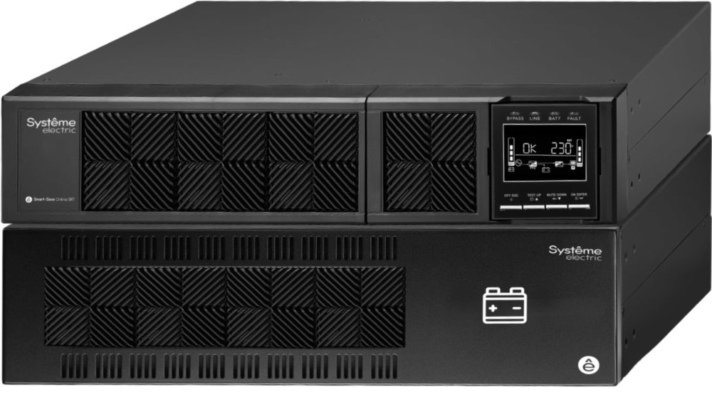 Источник бесперебойного питания Systeme Electriс SRT SRTSE6KRTXLIG1 6000Вт 6000ВА черный
