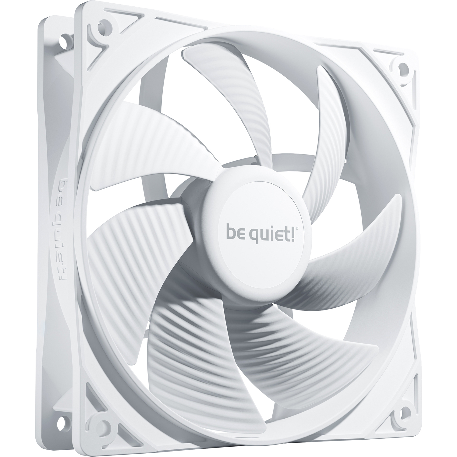 Кулер для корпуса/ Case Cooler be quiet! PURE WINGS 3 120mm PWM White (120x120x25mm, 4-pin PWM, 49.9CFM, 25.5dBA, 1600RPM, White)