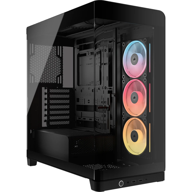 Корпус Corsair Frame 4500X LX-R RGB iCUE LINK, Midi-Tower, TG, 3x120mm ARGB reverse fans, 2xUSB-A 3.