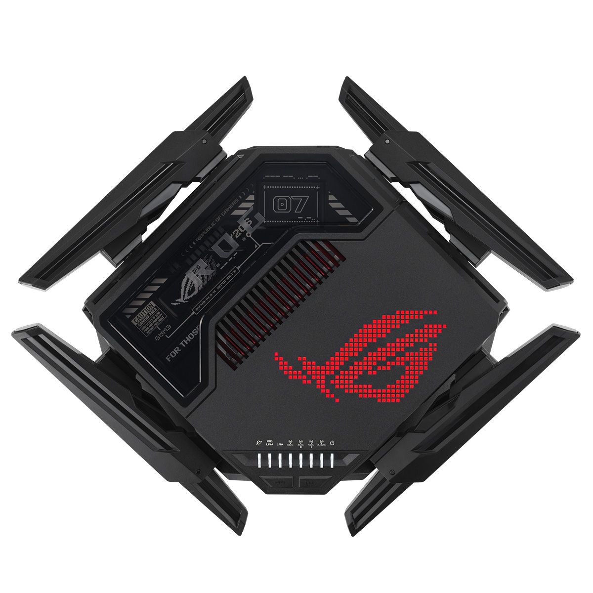 Роутер беспроводной Asus GT-BE98 BE25000 100/1000/2500/10000BASE-T черный