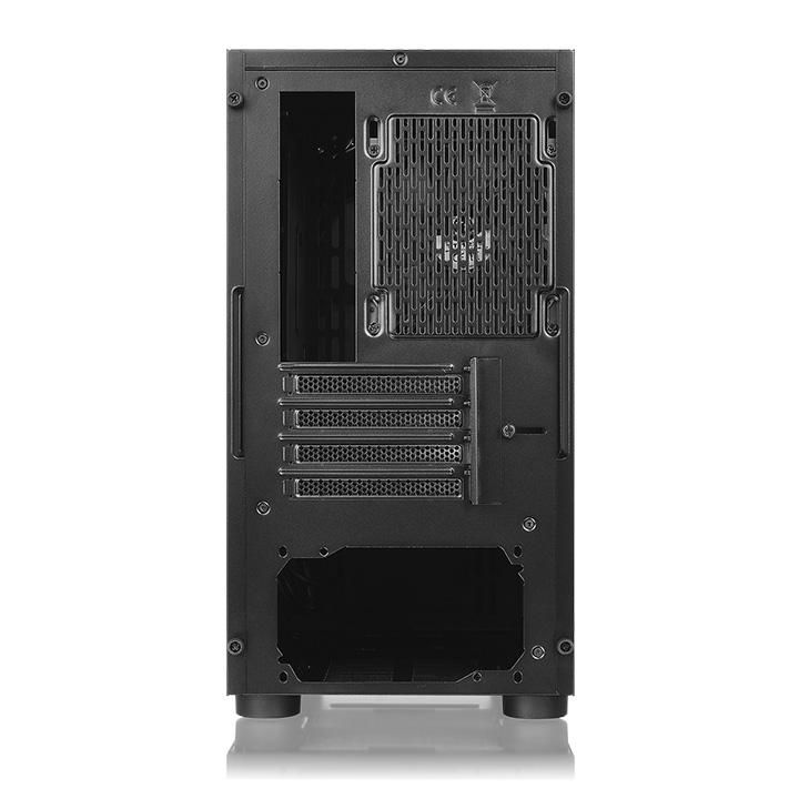 Корпус Thermaltake «Versa H18 CA-1J4-00S1WN-00 Black/Win/SPCC (871281) (CPU 155mm, VGA 350mm, Int. 3
