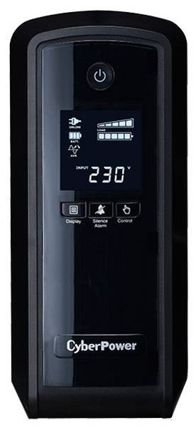 ИБП CyberPower CP900EPFCLCD Line-interactive 900VA/540W Euro x6, RJ11/RJ45, USB-порт 275x230x100(мм)