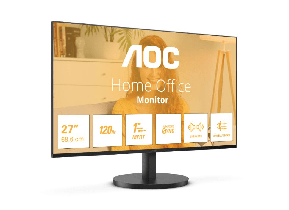 Монитор AOC 27" 27B3QA2 черный IPS LED 16:9 HDMI M/M матовая 1300:1 250cd 178гр/178гр 1920x1080 120H