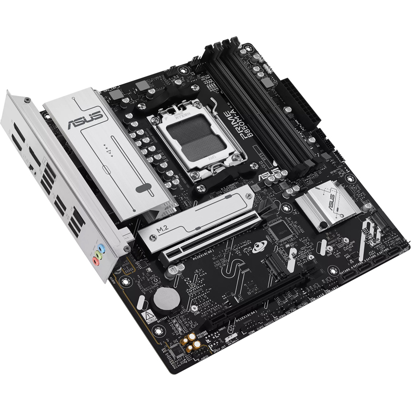 Материнская плата ASUS PRIME B850M-A-CSM AM5 mATX 4xDDR5 2xPCIEx16 3xM.2 2xDP HDMI 2.5GLAN
