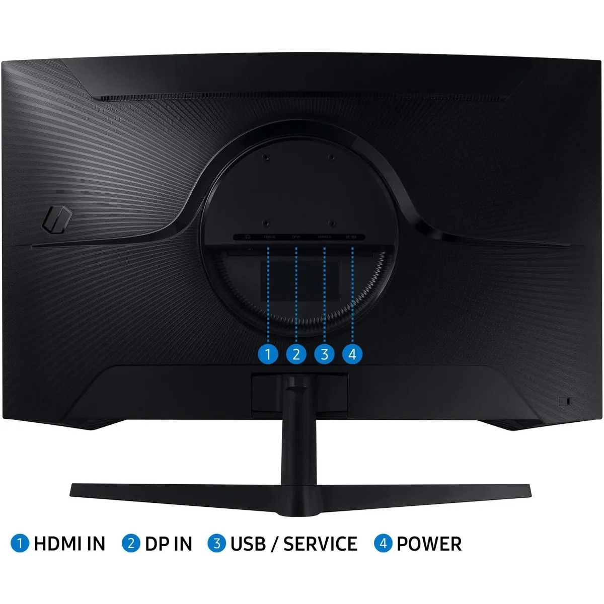 Монитор Samsung 27" Odyssey G5 S27CG550EI черный VA LED 1ms 16:9 HDMI матовая 300cd 178гр/178гр 2560