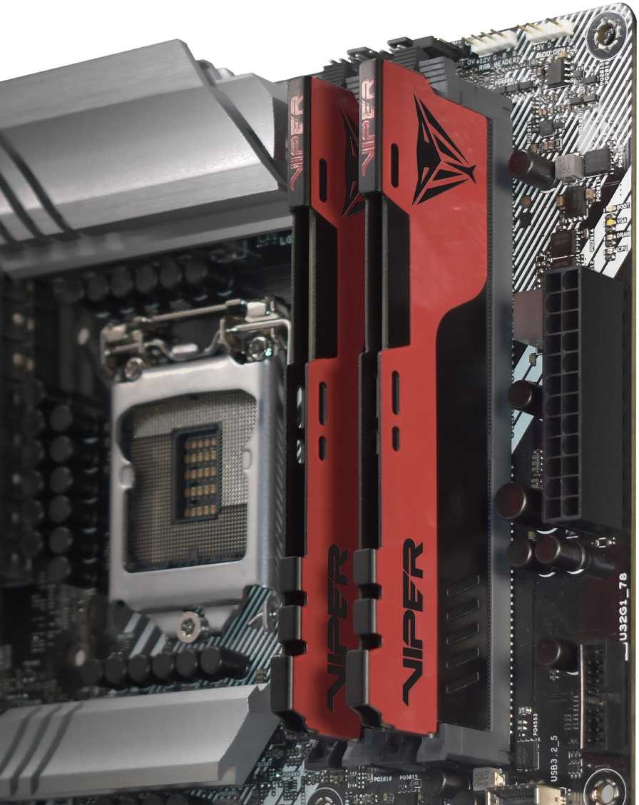 Память DDR4 2x16Gb 3200MHz Patriot PVE2432G320C8K Viper Elite II RTL Gaming PC4-25600 CL18 DIMM 288-