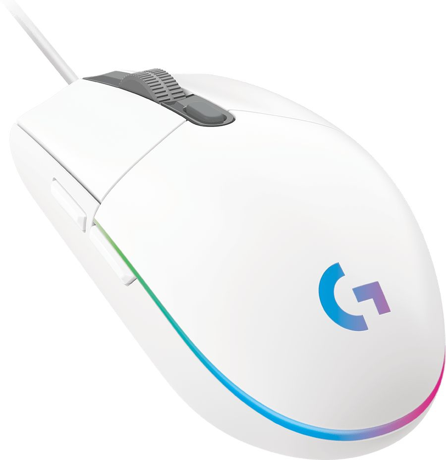Мышь Logitech G102 LightSync белый оптическая 8000dpi USB 6but (910-005824)