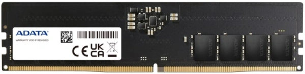Память DDR5 8GB 4800MHz A-Data AD5U48008G-S RTL PC5-38400 CL40 DIMM 288-pin 1.1В single rank Ret