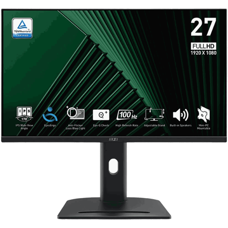 Монитор MSI 27" Pro MP275PG черный IPS LED 16:9 HDMI M/M матовая HAS Piv 300cd 178гр/178гр 1920x1080