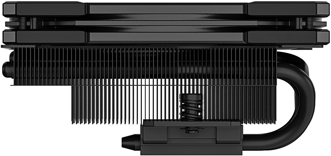 Устройство охлаждения(кулер) ID-Cooling IS-55 Soc-AM5/AM4/1200/1700/1851 черный 4-pin 31.2-31.2dB Al