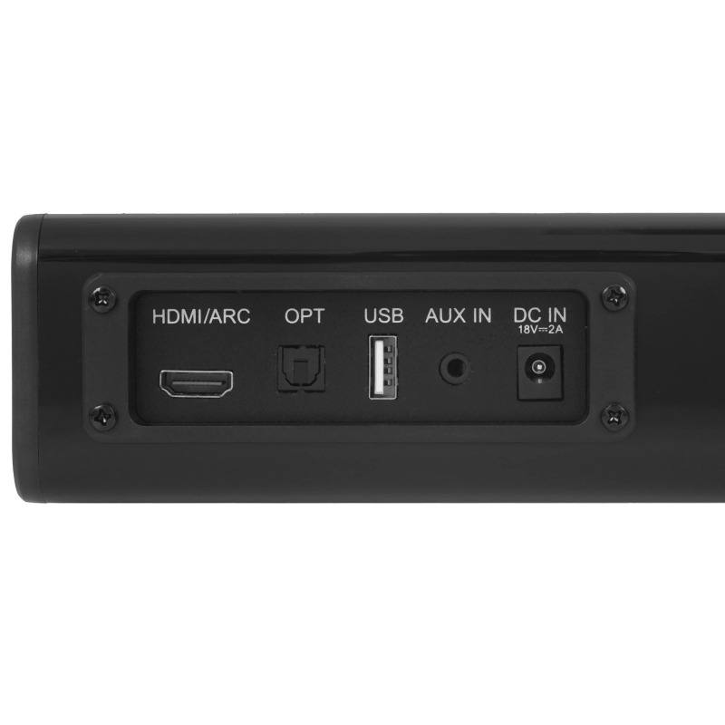 Саундбар SB-2040A, черный (40 Вт, Bluetooth, HDMI, ПДУ, Optical, USB, дисплей)