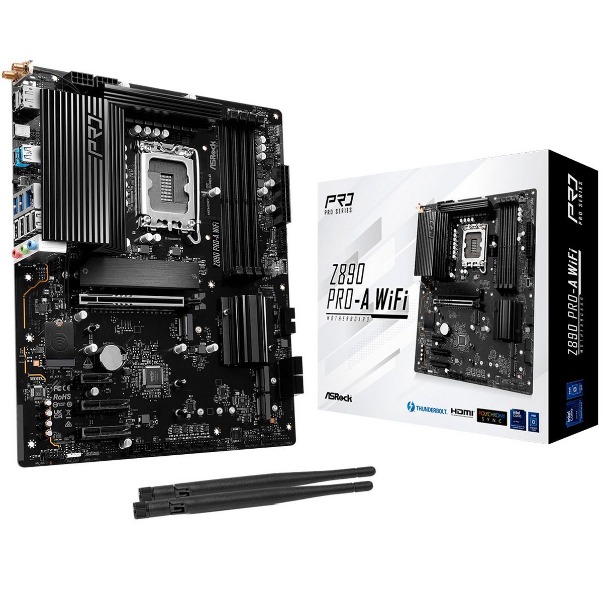 Материнская плата ASRock Z890 PRO-A WIFI, RTL