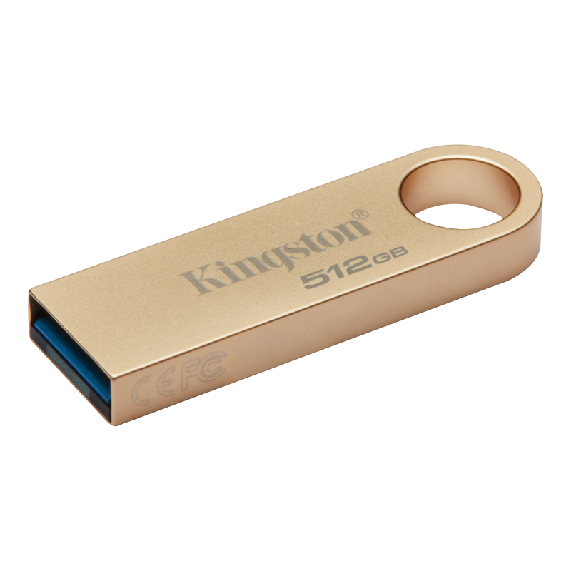 Флеш Диск Kingston 512GB DataTraveler SE9 DTSE9G3/512GB USB3.0 золотистый
