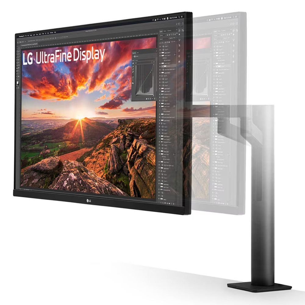 Монитор LG 31.5" UltraFine 32UN880K-B черный IPS LED 16:9 HDMI M/M матовая HAS Piv 1000:1 380cd 178г
