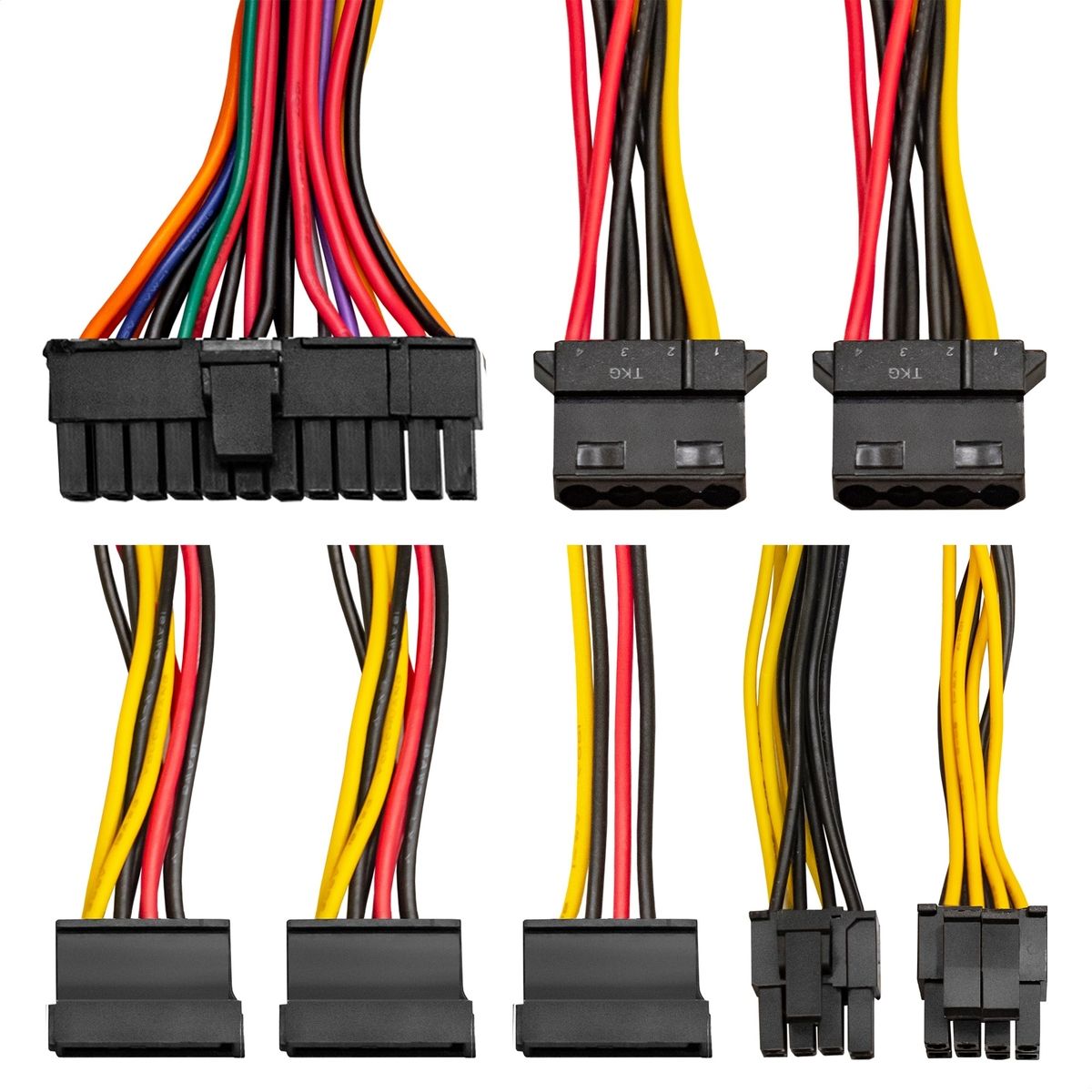 Exegate EX292228RUS Блок питания 450W ExeGate TPS450 (TFX, 8cm fan, 24pin, 4+4pin, 3xSATA, 2xIDE, bl