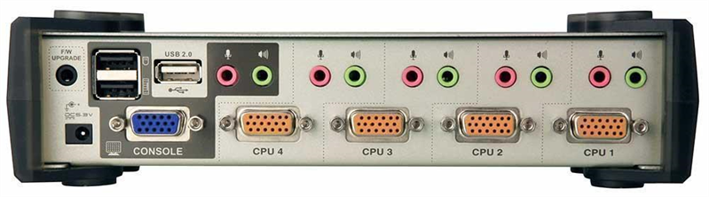 Переключатель электронный ATEN 4-Port PS/2-USB VGA/Audio KVMP™ Switch with OSD