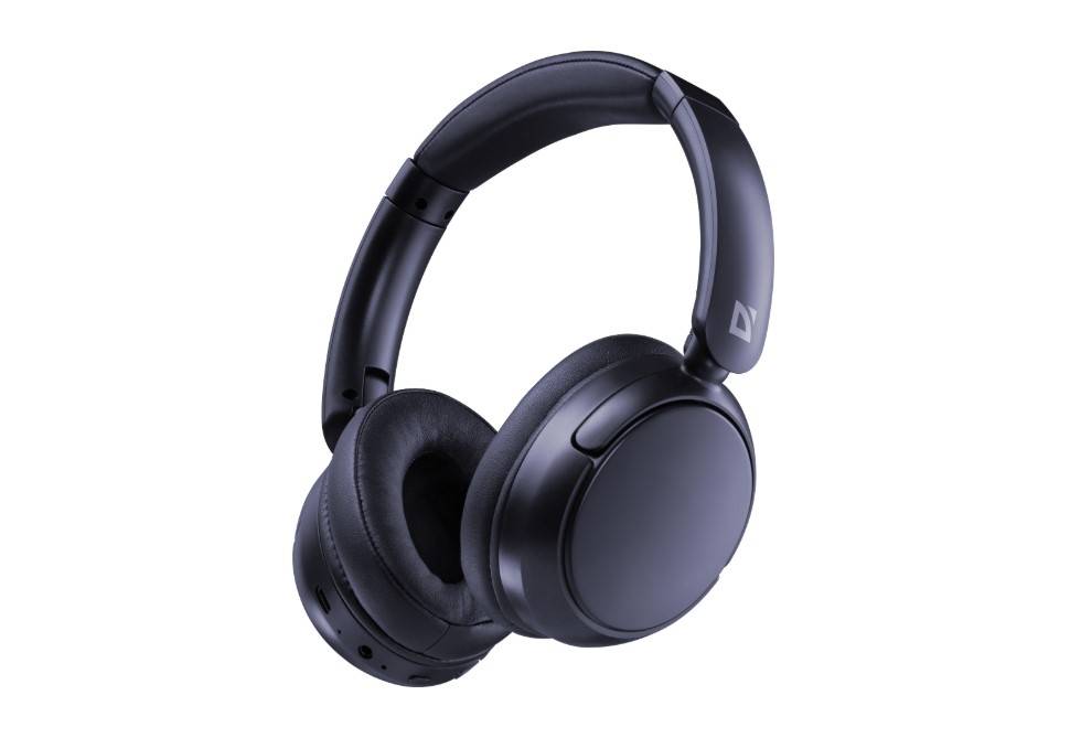 Гарнитура беспроводная Bluetooth ANC черн. FreeMotion B405 63405 DEFENDER