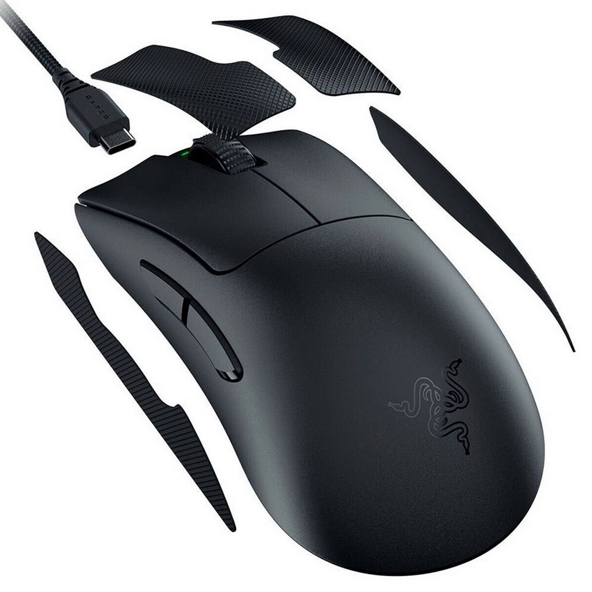 Мышь Razer DeathAdder V3 Pro черный оптическая 30000dpi беспров. USB-C 5but (RZ01-04630100-R3A1)