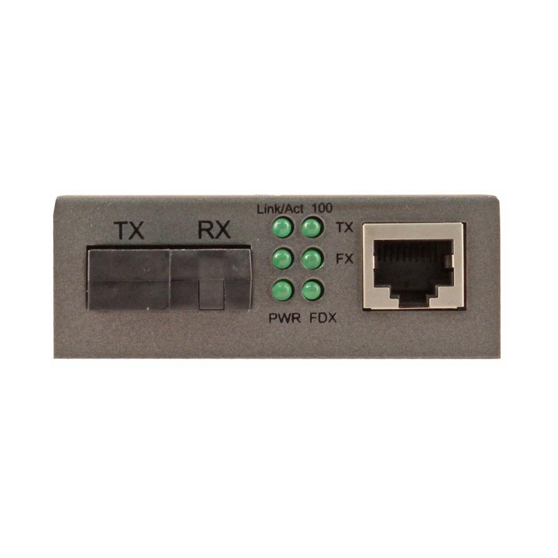 Медиаконвертер OSNOVO OMC-100-11S5a Оптический Fast Ethernet медиаконвертер для передачи Ethernet по