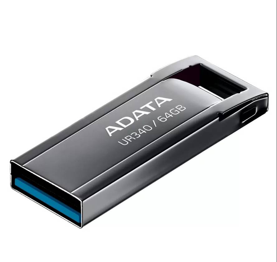 Флеш Диск A-Data 64Gb UR340 AROY-UR340-64GBK USB3.2 черный
