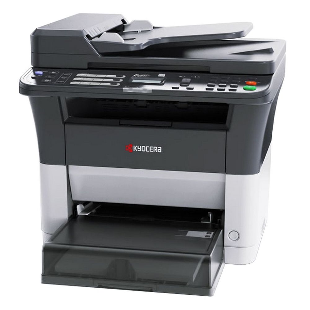 МФУ Kyocera FS-1125MFP, P/C/S/F, ч/б лазерный, A4, 25 стр/мин, 1800x600 dpi, 64 Мб, USB 2.0, Network