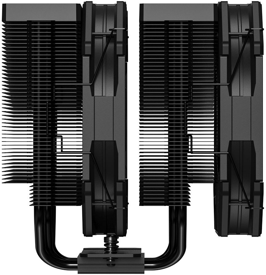 Устройство охлаждения(кулер) ID-Cooling Frozn A720 Soc-AM5/AM4/1200/1700/1851 черный 4-pin 33.5dB Al