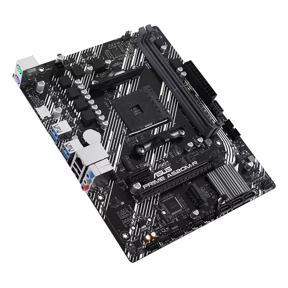 Материнская плата ASUS PRIME A520M-R, Socket AM4, A520, 2*DDR4,HDMI, 4SATA3 + RAID, Audio, Gb LAN, M