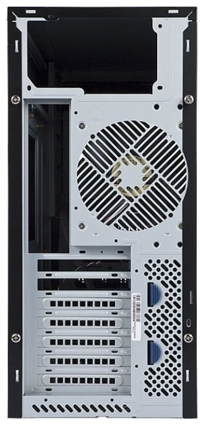Корпус серверный Midi Tower InWin PE689 Black USB3.0*2+A(HD)+fron fan 120mm*1+rear fan 120mm*1+ 2*2S