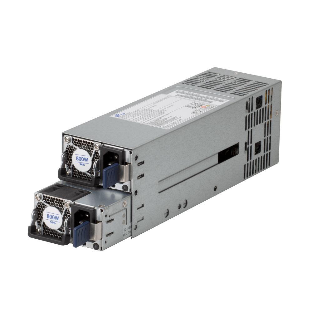 FSP800-50FS 800W 2U Redundant (1+1) (ШВГ=76*83,8*250мм),  80 Plus Platinum, Meet CRPS Standard, Meet