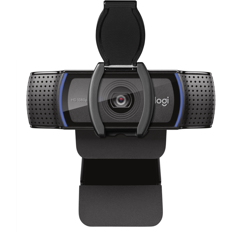 Камера Web Logitech HD Webcam C920e черный 3Mpix (1920x1080) USB2.0 с микрофоном (960-001360)