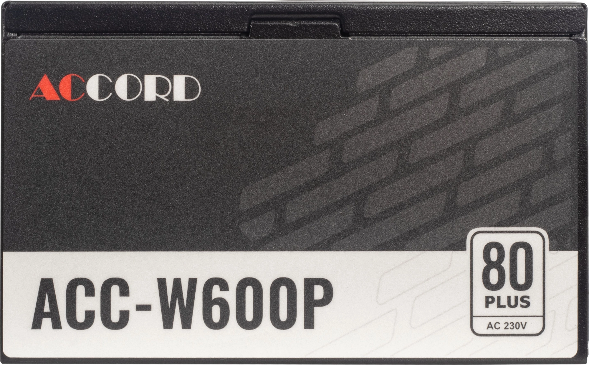 Блок питания Accord ATX 600W ACC-W600P 80+ white (20+4pin) 120mm fan 6xSATA RTL