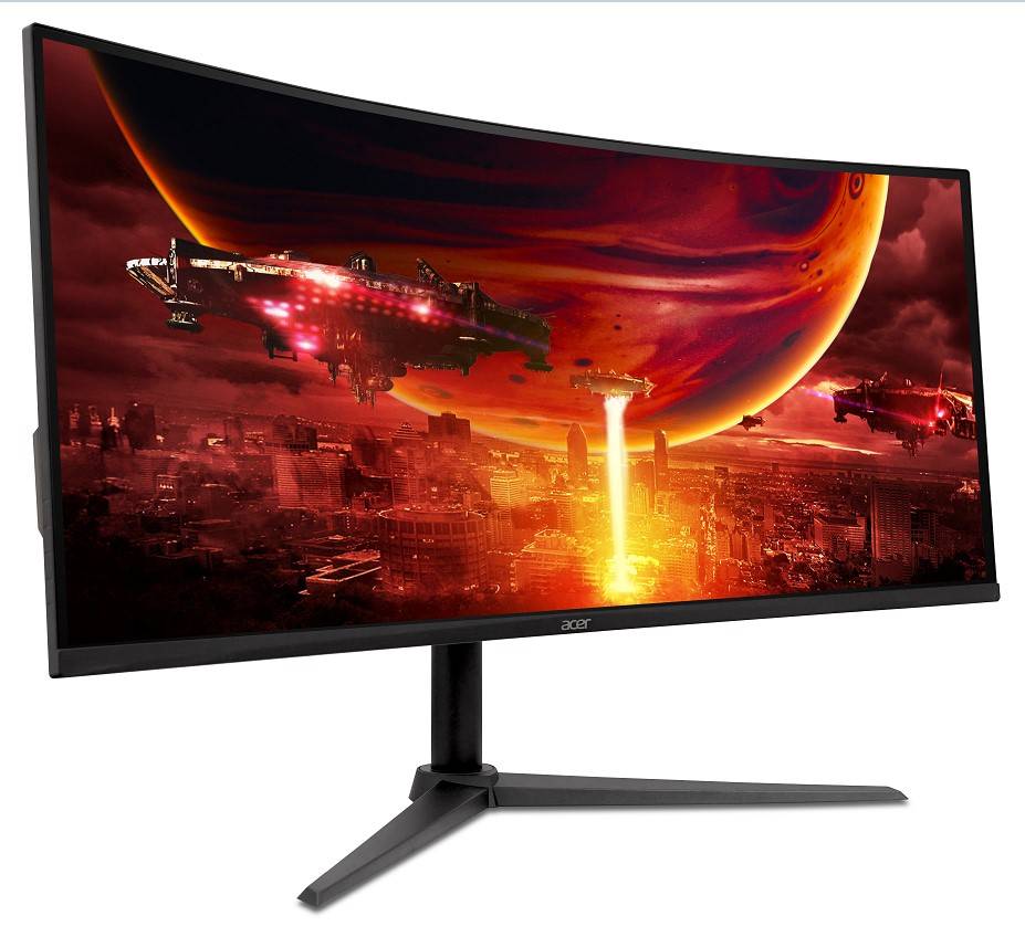 Монитор Acer 34" Nitro XZ340CUJ0bmiiphx черный VA LED 1ms 21:9 HDMI M/M матовая HAS 250cd 178гр/178г