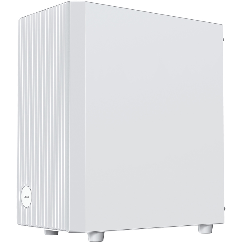 Корпус Ocypus Gamma C70 WH, Midi-Tower, TG, no fans, 1xUSB-A 3.0 + 1xUSB 2.0, ATX, mATX, mITX White