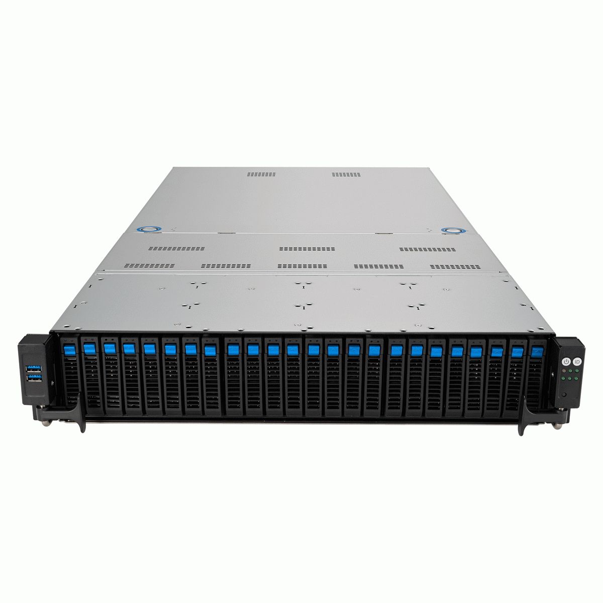 Сервер ASUS RS720A-E12-RS24U 2U, 2x AMD SP5(up to 400w), 24x DDR5(4800), 24x 2,5(16NVMe + 8NVMe/SATA