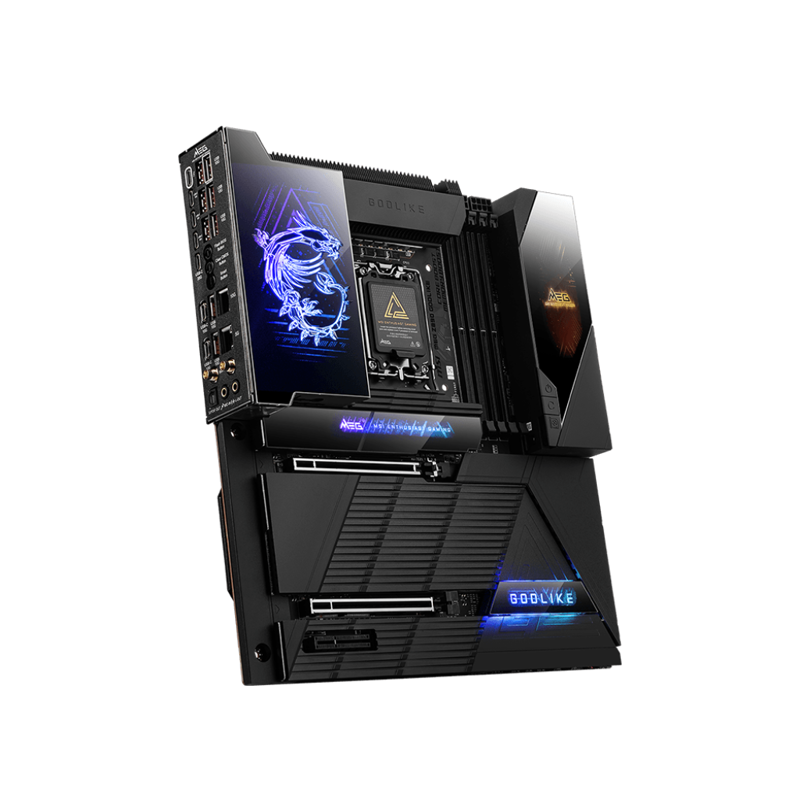 Материнская плата MSI MEG Z890 GODLIKE Z890, LGA1851, 4*DDR5, 2*PCIEx16, 1*PCIEx4, 8*M.2, 7*TypeC, 8