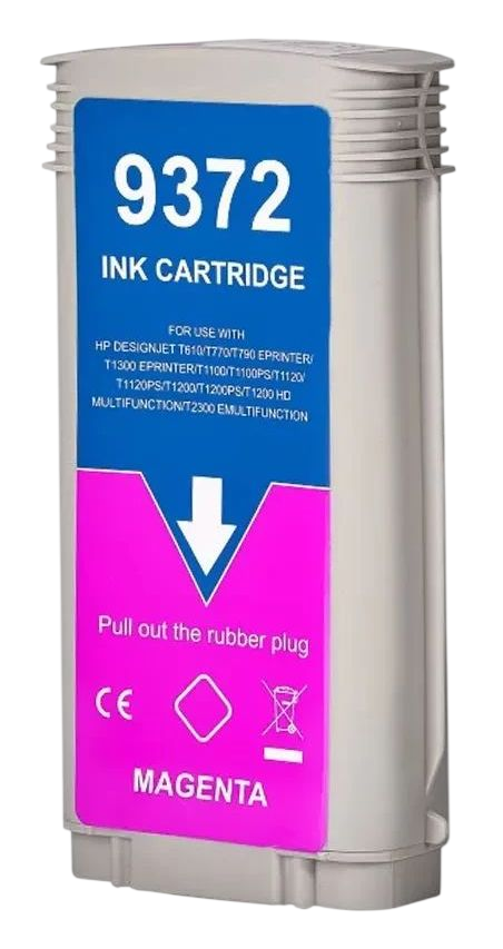 -/ Струйный картридж NV Print 72 (NV-C9372A) Magenta для HP DesignJet T1100, T1120, T1200, T1300, T610, T620, T770, T790, T2300, T795 (130 мл)