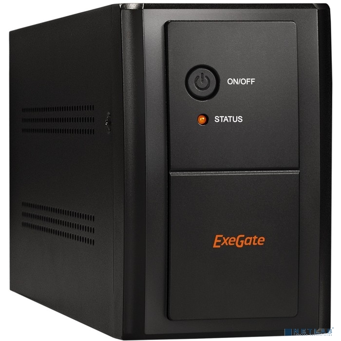 Exegate EP285507RUS ИБП ExeGate SpecialPro UNB-1600.LED.AVR.EURO.RJ.USB <1600VA/950W, LED, AVR, 4 ев
