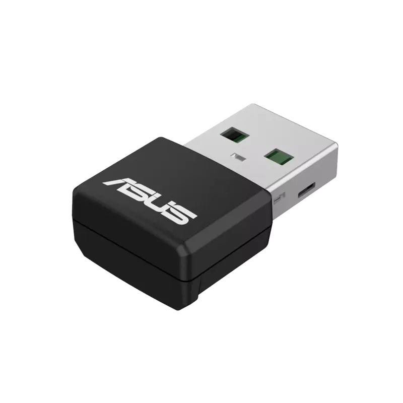 Адаптер беспроводной связи Wi-Fi ASUS USB-AX55 NANO WiFi 6 1201Mbps+574Mbps 5GHz/2.4GHz