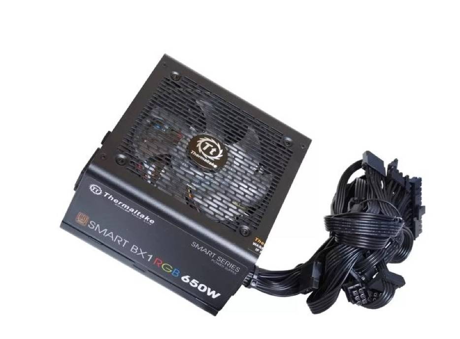 Блок питания Thermaltake Smart BX1 RGB (PS-SPR-0650NHSABE-1), 650W, APFC, 80+ Bronze, non-modular