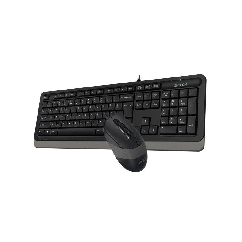 Клавиатура + мышь A4Tech Fstyler F1010 клав:черный/серый мышь:черный/серый USB Multimedia (F1010 GRE