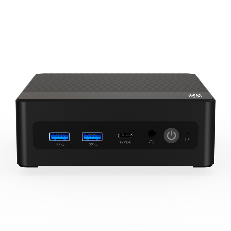 Мини ПК HIPER FACTUM FN2  Intel Core i5 1335U(1.3Ghz)/16384Mb/512PCISSDGb/noDVD/BT/WiFi/war 1y/0.4kg