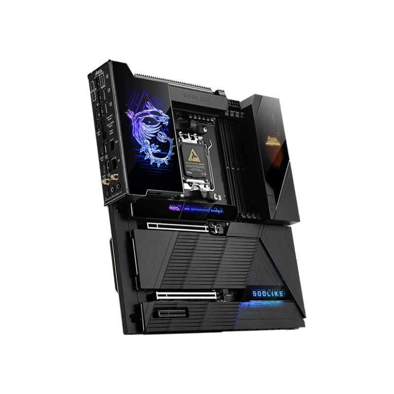Материнская плата MSI MEG X870E GODLIKE X870E, AM5, 4*DDR5, 2*PCIEx16, 1*PCIEx4, 7*M.2, 7*TypeC, 8*U